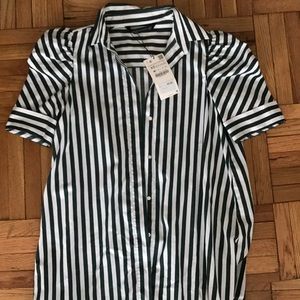 Striped Shirt Dress